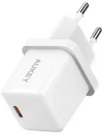 Ładowarki do telefonów - AUEKY PA-F5 WHITE OEM ŁADOWARKA SIECIOWA 20W 1XUSB-C PD - miniaturka - grafika 1