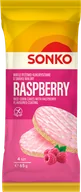 Ciastka - SONKO Wafle ryżowo-kukurydziane o smaku maliny 65g - miniaturka - grafika 1