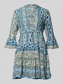 Sukienki - Luźno dopasowana sukienka casualowa z paskiem w talii do wiązania model 'SINA' - miniaturka - grafika 1