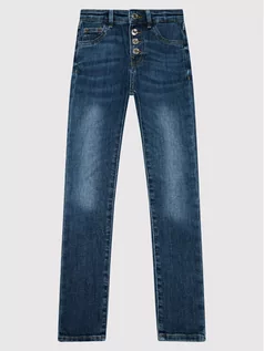 Spodnie i spodenki dla chłopców - Guess Jeansy J1YA07 D46Q0 Granatowy Skinny Fit - grafika 1