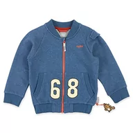 Bluzy dla chłopców - Sigikid Bluza chłopięca, niebieski melanż, 122 - miniaturka - grafika 1