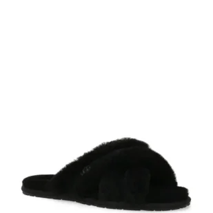 UGG Ocieplane obuwie domowe W SCUFFITA | z dodatkiem skóry - Kapcie damskie - miniaturka - grafika 1