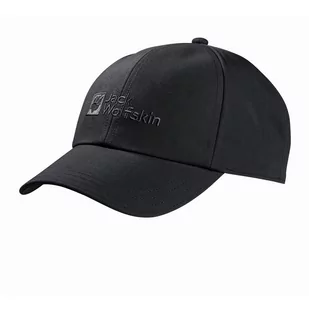 Czapka z daszkiem Jack Wolfskin BASEBALL CAP black - ONE SIZE - Czapki męskie - miniaturka - grafika 1