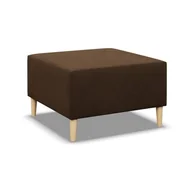 Pufy i podnóżki - Pufa, podnóżek, Blank Mikrofaza, 71x71x40 cm, brązowy - miniaturka - grafika 1