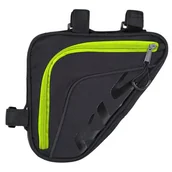 Sakwy rowerowe - Kellys Torba rowerowa na ramę wedge eco czarny limonkowy - miniaturka - grafika 1
