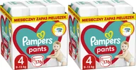 Pieluchy - Pampers Pieluchomajtki 4, 9-15 kg, 176 szt. x2 - miniaturka - grafika 1