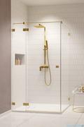 Kabiny prysznicowe - Radaway Essenza Pro Brushed Gold Kdj kabina 120x120 cm lewa szczotkowane złoto 10097120-99-01L/10098120-01-01 - miniaturka - grafika 1