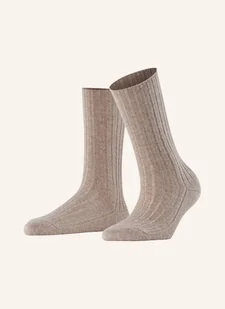 Falke Skarpety Cosy Wool Z Błyszczącą Przędzą beige - Skarpetki damskie - miniaturka - grafika 1