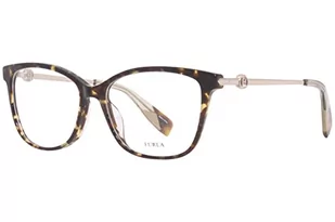 Furla Okulary przeciwsłoneczne unisex VFU356, Havana złoto/złote logo, 54, Złoto/złote logo Havana, 54 - Okulary przeciwsłoneczne - miniaturka - grafika 1