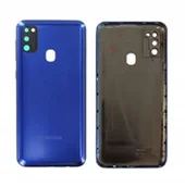 Części serwisowe do telefonów - Nowa Pokrywa Tył Obudowy Plecki Tylna Klapka Baterii Samsung M21 Sm-M215F - miniaturka - grafika 1