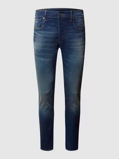 Spodnie męskie - Jeansy o kroju slim fit z dodatkiem streczu - grafika 1
