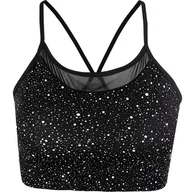 Bielizna sportowa damska - Biustonosz damski Endurance  Athlecia Sanree Printed black S - miniaturka - grafika 1