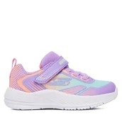 Buty dla dziewczynek - Sneakersy Skechers Microspec Advance 303657N LVMT Fioletowy - miniaturka - grafika 1
