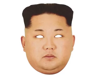 powergift Maska "Kim Dzong Un" papierowa PowerGift MAS-KIM - Dodatki do strojów karnawałowych - miniaturka - grafika 1