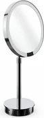 Lusterka do makijażu - Lusterko kosmetyczne powiększające x5 Just Look Plus chrom z gniazdkiem USB - miniaturka - grafika 1