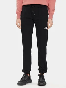 The North Face Spodnie dresowe Standard NF0A5ID4 Czarny Regular Fit - Spodnie sportowe damskie - miniaturka - grafika 1