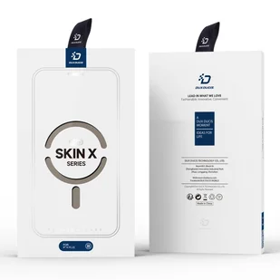 Dux Ducis Skin X Pro etui iPhone 14 Plus magnetyczny pokrowiec MagSafe z klapką beżowy - Etui i futerały do telefonów - miniaturka - grafika 5