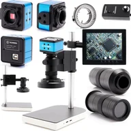 Mikroskopy i lupy - Mikroskop Cyfrowy K10M Kamera 5MP Wyświetlacz 8 Cali 56x LED Techrebal - miniaturka - grafika 1