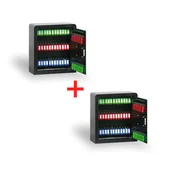 Szafki na klucze - B2B Partner Sejf na klucze z zamkiem mechanicznym 1+1 gratis K39KA-76 keys - miniaturka - grafika 1