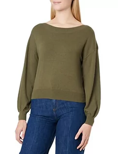 Swetry damskie - ONLY Damski sweter ONLCOZY L/S EX KNT dzianinowy sweter, Kalamata/szczegóły: melanż, XL, Kalamata/Szczegóły: melanż, XL - grafika 1