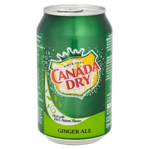 Canada Dry Ginger Ale Napój gazowany o smaku imbirowym 330 ml - Soki i napoje niegazowane - miniaturka - grafika 1