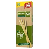 Naczynia i sztućce jednorazowe - Jan Niezbędny Jan Nezbędny Zielony Dom Słomki z Łodyg pszenicy 50 szt - miniaturka - grafika 1