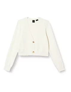 Pinko Damski kardigan Pentathlon Costina Cr Henley, Z07_bianco Seta, XXL - Swetry damskie - miniaturka - grafika 1