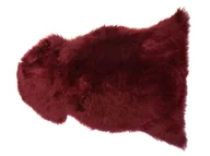 Dywany - Beliani Skóra owcza burgundowy ULURU - miniaturka - grafika 1