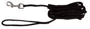 Smycze dla psów - Trixie Smycz sznurek czarny 15m kolor czarny 19771 - miniaturka - grafika 1