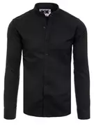 Koszule męskie - Koszula męska elegancka czarna Dstreet DX2323 - miniaturka - grafika 1