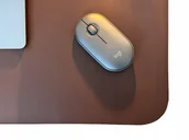 Podkładki na biurko - Podkładka na biurko skóra naturalna brąz 1,6mm 120x30 - miniaturka - grafika 1