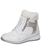 Kozaki damskie - Caprice Damskie ciepłe buty 9-26105-43, modne kozaki, White Comb, 38 EU szerokie, White Comb, 38 EU Weit - miniaturka - grafika 1