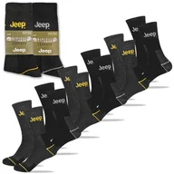 Skarpetki męskie - JEEP Wytrzymałe Skarpety Męskie Bawełna Yellow Zestaw 6 Par Roz. 39-42 - miniaturka - grafika 1