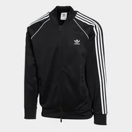 Bluzy męskie - ADIDAS BLUZA ROZPINANA SSTAR TT BLK/WHT - adidas - miniaturka - grafika 1