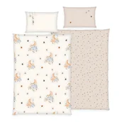 Pościel dla dzieci - Pościel 100x135 Księżyc i Gwiazdy biała wielokolorowa - miniaturka - grafika 1