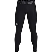 Legginsy - Under Armour Męskie legginsy Ua Hg Armour, długie legginsy sportowe; oddychające, przylegające do ciała spodnie do biegania 1361586-001-X-Small - miniaturka - grafika 1