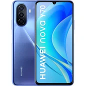 Telefony komórkowe - Huawei Nova Y70 4GB/128GB Dual Sim Niebieski - miniaturka - grafika 1