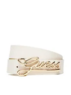 Paski - Guess Pasek Damski BW9250 P5335 Biały - miniaturka - grafika 1