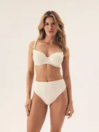 Stroje kąpielowe - Góra od bikini usztywniana Pearl Esotiq biały 70G - miniaturka - grafika 1