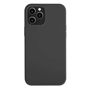 UNIQ etui Lino Hue iPhone 12 Pro Max 6,7" czarny/ink black Antimicrobial - Etui i futerały do telefonów - miniaturka - grafika 1