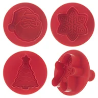 Formy do ciast - Wykrawacze do ciastek Boże Narodzenie 4 szt. - miniaturka - grafika 1