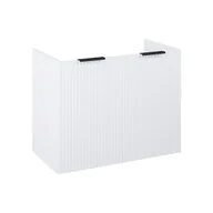 Szafki łazienkowe - Szafka pod umywalkę Nabel 2-drzwiowa 80x45.2x63.5 cm biały mat Roca - miniaturka - grafika 1