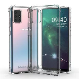 Wozinsky Anti Shock pancerne etui do Samsung Galaxy M51 przezroczysty - Etui i futerały do telefonów - miniaturka - grafika 2
