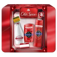 Zestawy kosmetyków męskich - Old Spice zestaw Captain Tin Box: Woda 100 ml + Deo stick 50 ml + Żel pod prysznic 250 ml - miniaturka - grafika 1