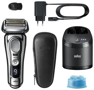 Braun Seria 9 Pro 9466CC srebrny - Golarki męskie - miniaturka - grafika 1