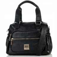 Torebki damskie - Listonoszka Kuferek PREMIUM Torebka Damska Monnari czarna PREMIUM Pojemna - miniaturka - grafika 1