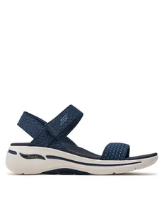 Skechers Sandały Go Walk Arch Fit Sandal-Polished 140264/NVY Granatowy - Sandały damskie - miniaturka - grafika 1