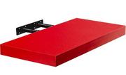 Półki do salonu - Stilista Półka ścienna Volato wolnowisząca czerwona, 90 cm - miniaturka - grafika 1