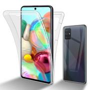 Etui i futerały do telefonów - Pokrowiec Do Samsung Galaxy A51 4G / M40s Etui w PRZEZROCZYSTY 360° Full Body Obudowa Case Cover Ochronny Cadorabo - miniaturka - grafika 1