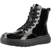 Botki damskie - Geox J PHAOLAE Girl A Botki, czarne, 38 EU, Czarny, 5 UK - miniaturka - grafika 1